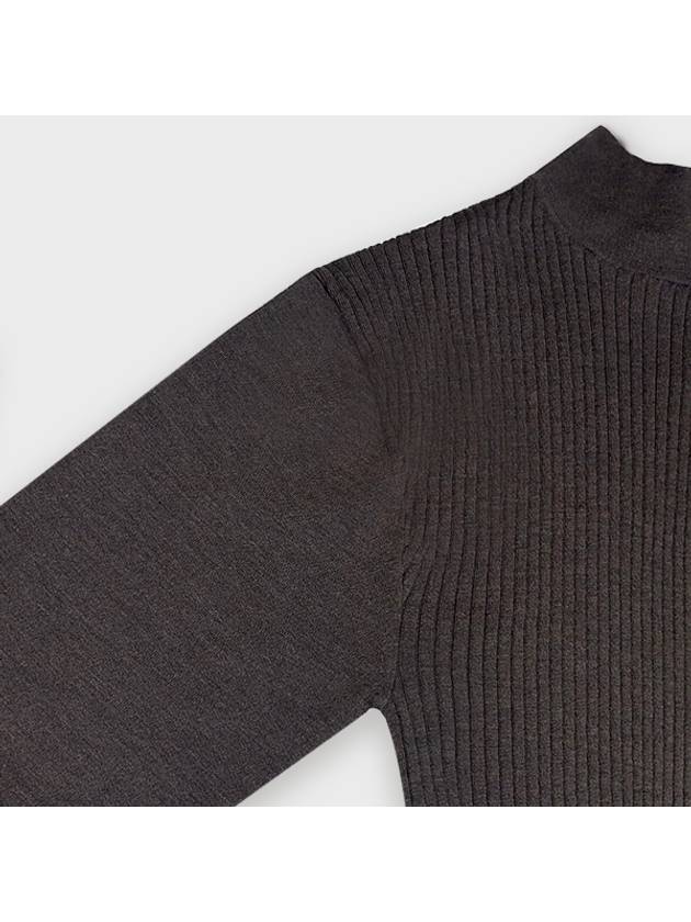 Knit Turtleneck Grey - CELINE - BALAAN 4