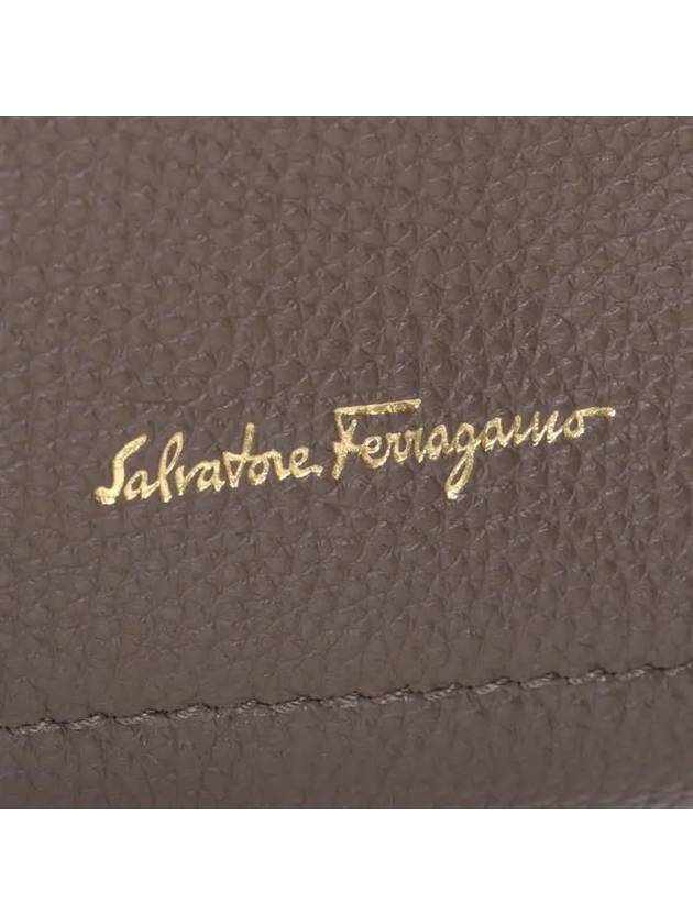 Amy Double Small Tote Bag Cumin - SALVATORE FERRAGAMO - BALAAN 6