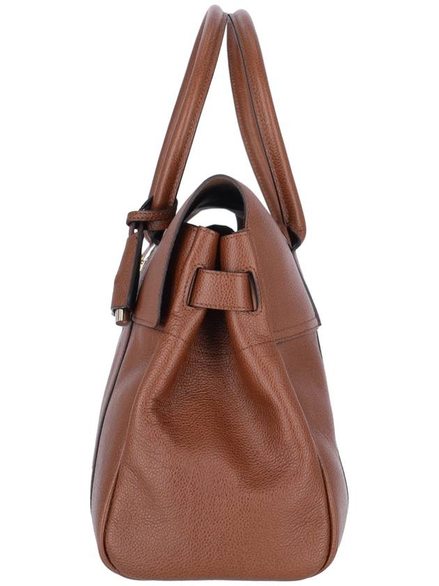 Bayswater Grain Small Classic Leather Tote Bag Brown - MULBERRY - BALAAN 5