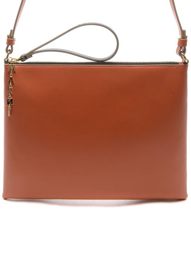 Two-Tone Leather Cross Bag Beige - MARNI - BALAAN 2