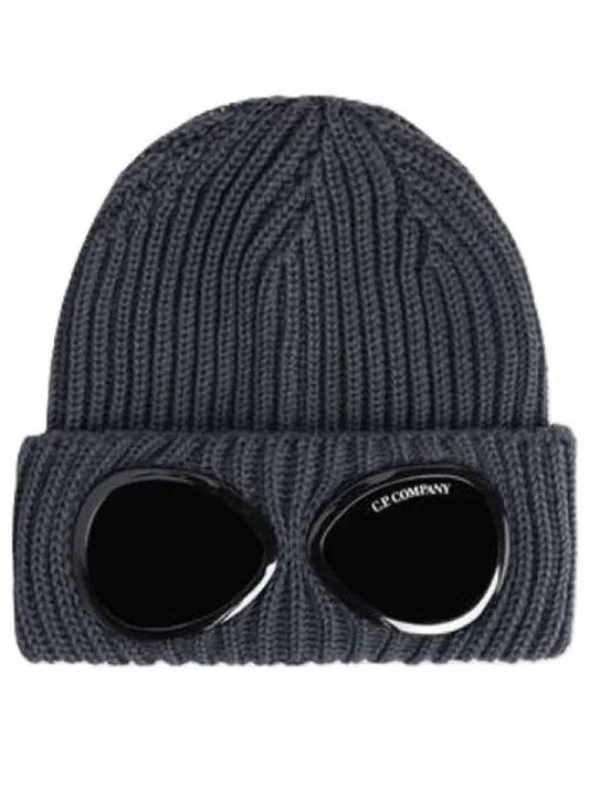 Signature Goggles Wool Beanie Grey - CP COMPANY - BALAAN 2