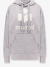 Mansel Logo Hoodie Faded Grey - ISABEL MARANT - BALAAN 2