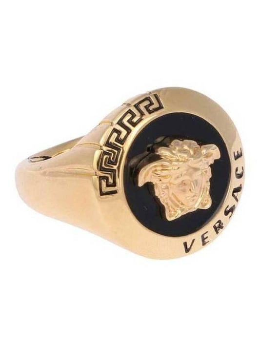 Men's Medusa Logo Ring Gold - VERSACE - BALAAN 2