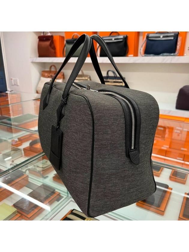 Victoria 2 43 travel bag gray black - HERMES - BALAAN 5