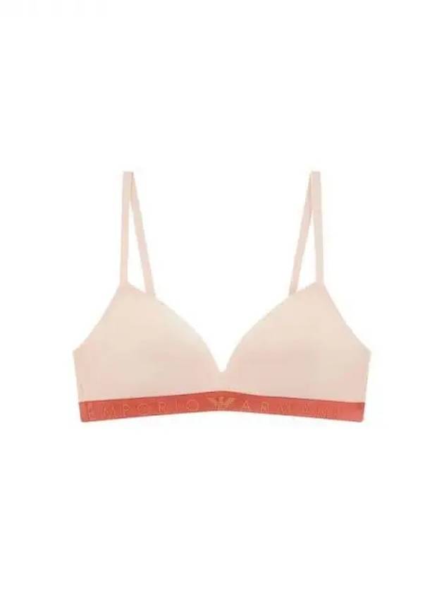 UNDERWEAR Women's Logo Band Microfiber Triangle Bra Skin 271517 - EMPORIO ARMANI - BALAAN 1