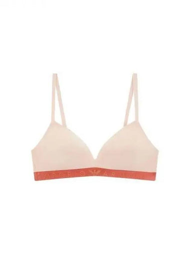 UNDERWEAR Women s Logo Band Microfiber Triangle Bra Skin 271045 - EMPORIO ARMANI - BALAAN 1