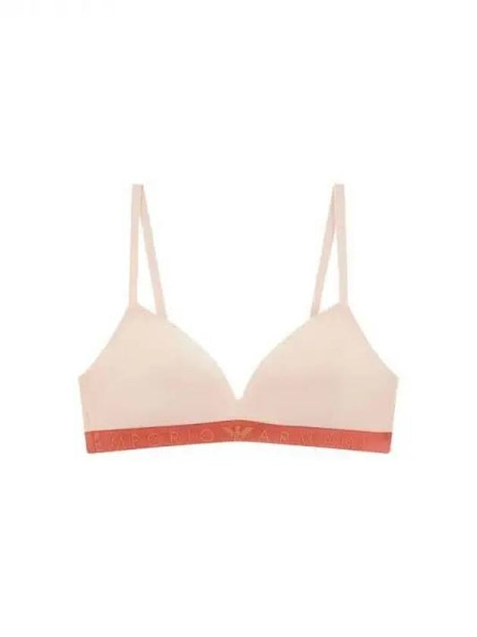 UNDERWEAR Women s Logo Band Microfiber Triangle Bra Skin 271045 - EMPORIO ARMANI - BALAAN 1