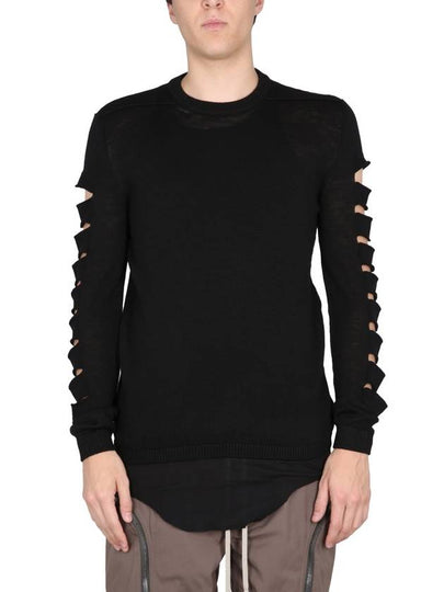 Sweater RU01C4644 KSPRT09 BLACK - RICK OWENS - BALAAN 2