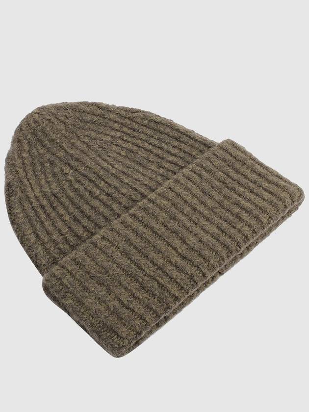 Rib Knit Beanie Brown - ACNE STUDIOS - BALAAN 3