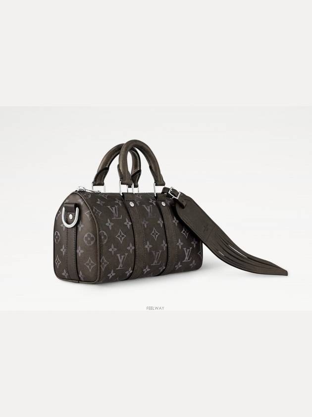 Keepall Bandouliere 25 Tote Bag Black - LOUIS VUITTON - BALAAN 3