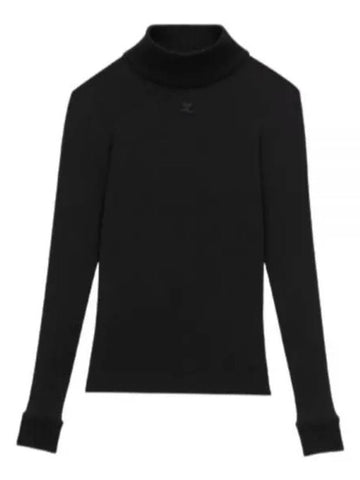 Reedition Second Skin Long Sleeve T-Shirt Black - COURREGES - BALAAN 1