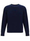 Arm Band Merino Wool Pique Knit Top Navy - THOM BROWNE - BALAAN 2