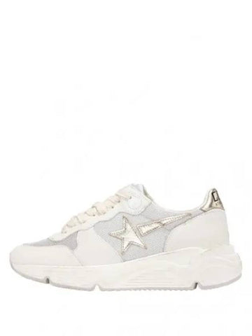 Running sole white leather gold star women s sneakers - GOLDEN GOOSE - BALAAN 1