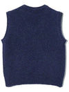 V-neck women’s knit vest NAVY - 20THHOLE - BALAAN 6