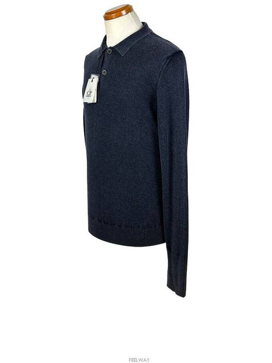 CP Company 5318538A4 V0020 Ranaul Vintage Dark Navy Knit Shirt - CP COMPANY - BALAAN 2