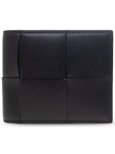 Intrecciato Cassette Half Wallet Black - BOTTEGA VENETA - BALAAN 2