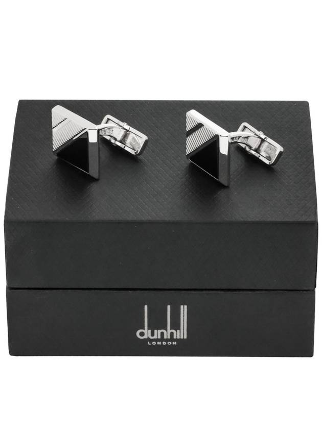 Helix Silver Black Sterling Silver and Onyx Cufflinks - DUNHILL - BALAAN 3
