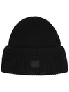 Small Face Logo Beanie Black - ACNE STUDIOS - BALAAN 4