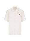 Logo Patch PK Shirt White - MONCLER - BALAAN 2