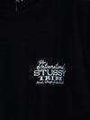 Italian Origin Top Wear East Pigment Dyed Crew Black 1915020 - STUSSY - BALAAN 3