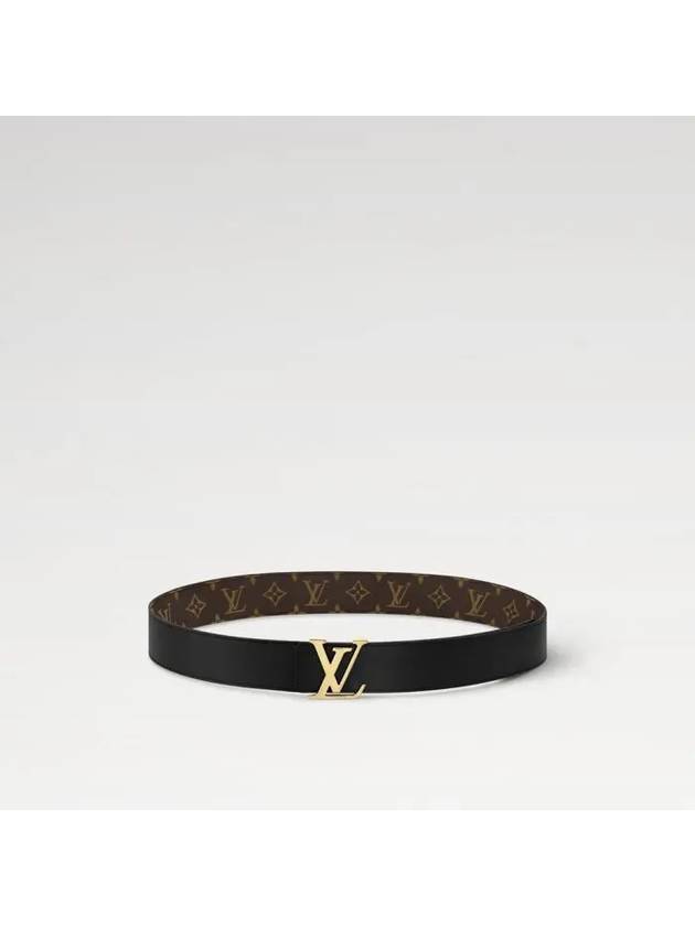 LV Initiales 40Mm Reversible Leather Belt Black - LOUIS VUITTON - BALAAN 4