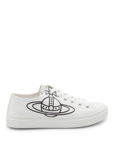 ORB Logo Low Top Sneakers White - VIVIENNE WESTWOOD - BALAAN 1