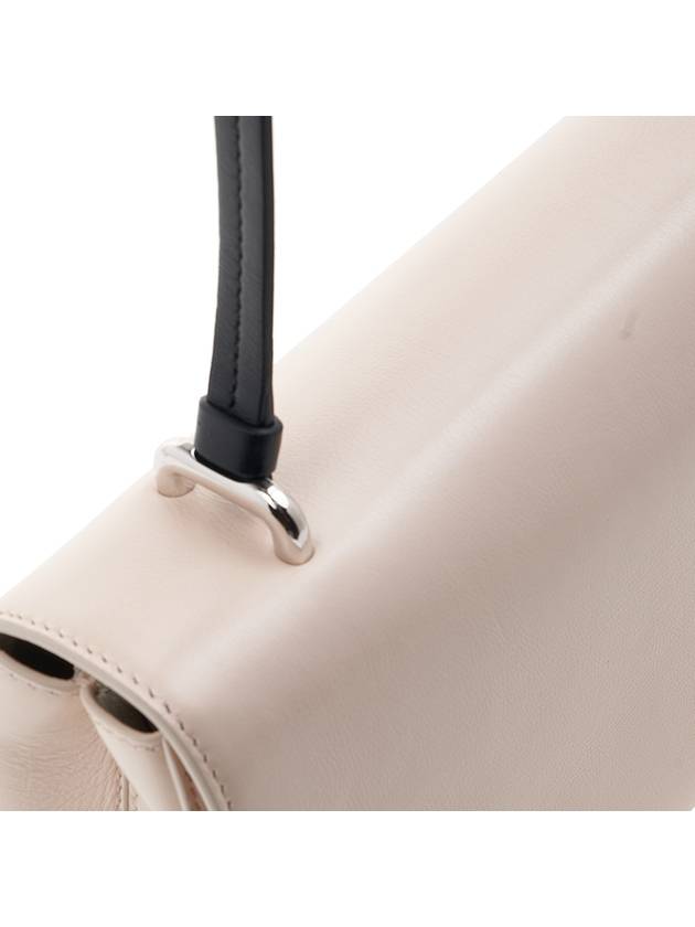 Logo Patent Leather Shoulder Bag Pale Pink - JIL SANDER - BALAAN 9