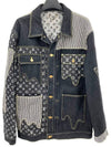 Nigo2 Crazy Denim Black and Blue Jacket - LOUIS VUITTON - BALAAN 1