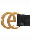 Men's GG Marmont Buckle Belt Black - GUCCI - BALAAN 7