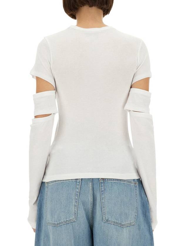 Helmut Lang "Slashed Shrunken" T-Shirt - HELMUT LANG - BALAAN 3