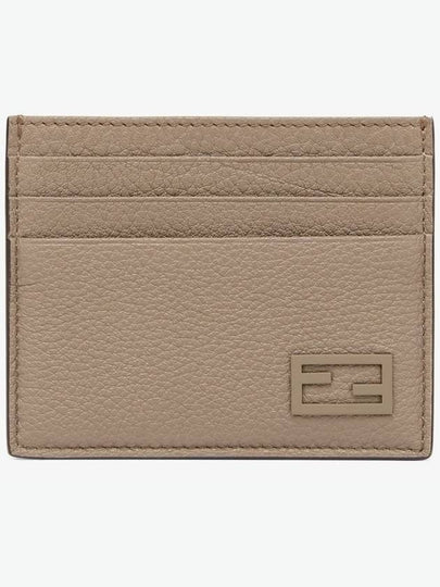 Leather Card Wallet Brown Yellow - FENDI - BALAAN 2