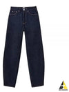 Tapered Crop Jeans Blue - TOTEME - BALAAN 2