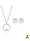 Constella Necklace And Earrings Set Silver - SWAROVSKI - BALAAN 2