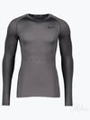 Pro Dri-Fit Swoosh Long Sleeve T-Shirt Grey - NIKE - BALAAN 2