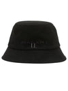 Embroidered Logo Bucket Hat Black - ISABEL MARANT - BALAAN 2