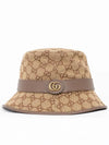 GG Canvas Fedora Beige - GUCCI - BALAAN 3