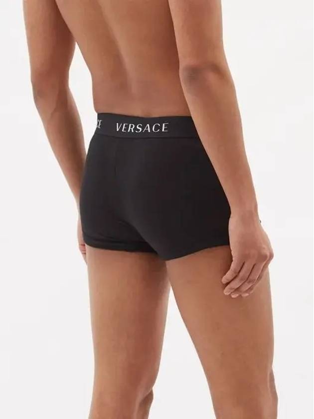 2Pack Logo Jacquard Cotton Blend Jersey Boxer Briefs - VERSACE - BALAAN 5