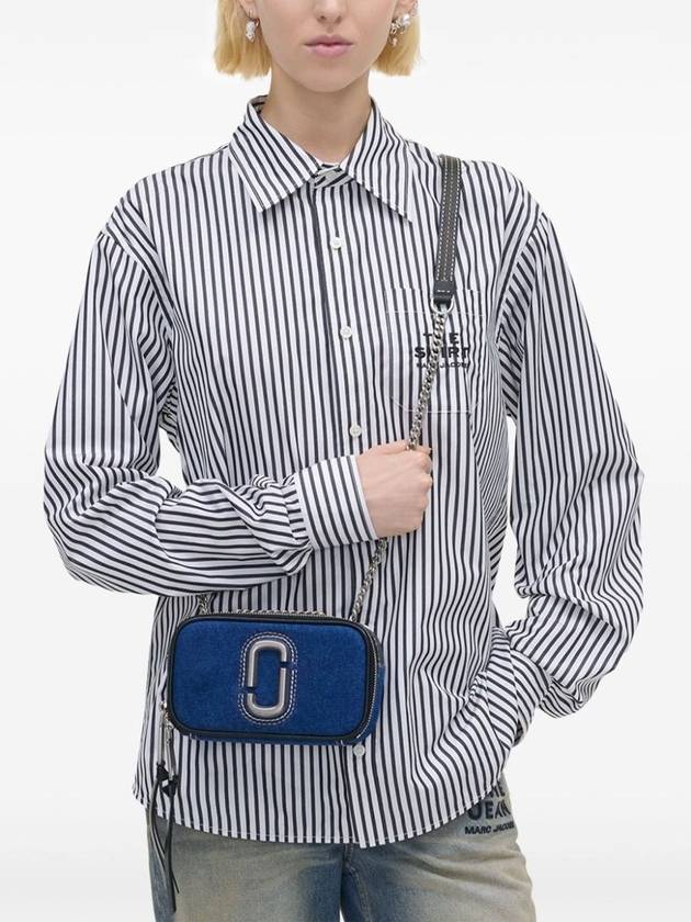 The Denim Chain Snapshot Cross Bag Blue - MARC JACOBS - BALAAN 4