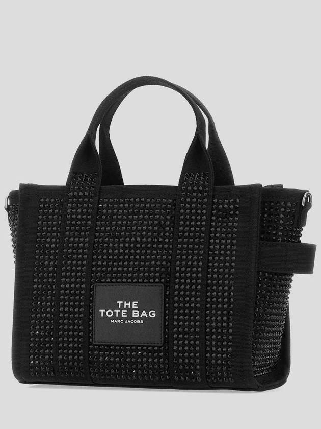 Crystal Canvas Small Tote Bag Black - MARC JACOBS - BALAAN 3