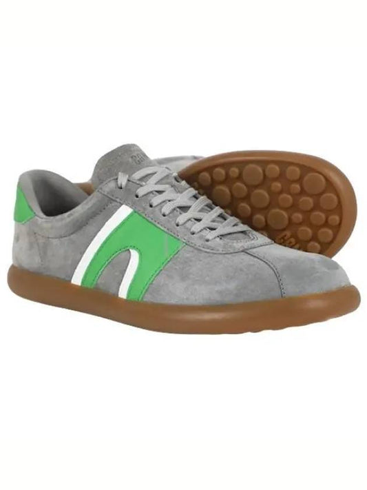 Pelotas Soller Leather Low Top Sneakers Grey Nubuck - CAMPER - BALAAN 2