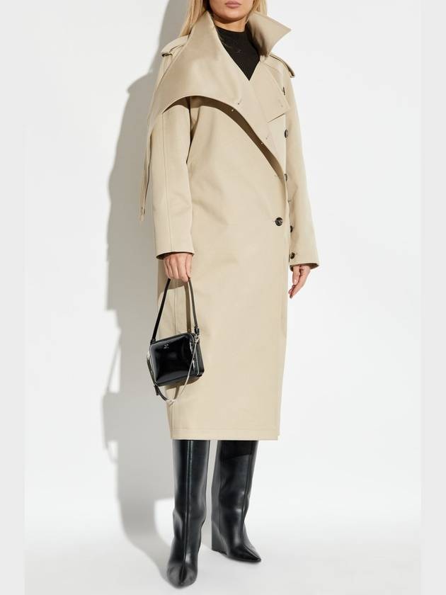 Courrèges Double-breasted Trench Coat, Women's, Beige - COURREGES - BALAAN 2