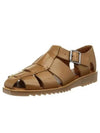 Pacific Buckle Gladiator Sandals Brown - PARABOOT - BALAAN 2