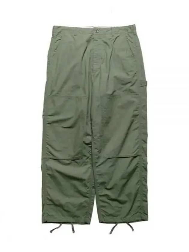 24 Painter Pant C Olive Cotton Ripstop 24S1F005 OR307 CT010 Pants - ENGINEERED GARMENTS - BALAAN 1