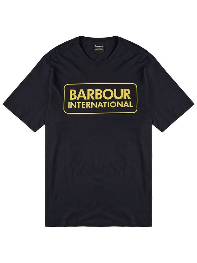 International Essential Large Logo Short Sleeve T-Shirt Black - BARBOUR - BALAAN 10