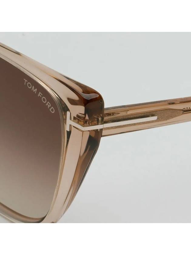 Sunglasses TF973K 45F square horn rim cat eye transparent oversized - TOM FORD - BALAAN 5