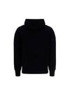 Face Logo Patch Cotton Hoodie Black - ACNE STUDIOS - BALAAN 3