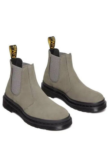 Dr Martens 2976 Chelsea Nickel Mild Nubuck WP Gray 31130059 - DR. MARTENS - BALAAN 1