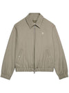 De Coeur Zip-up Jacket Taupe - AMI - BALAAN 1