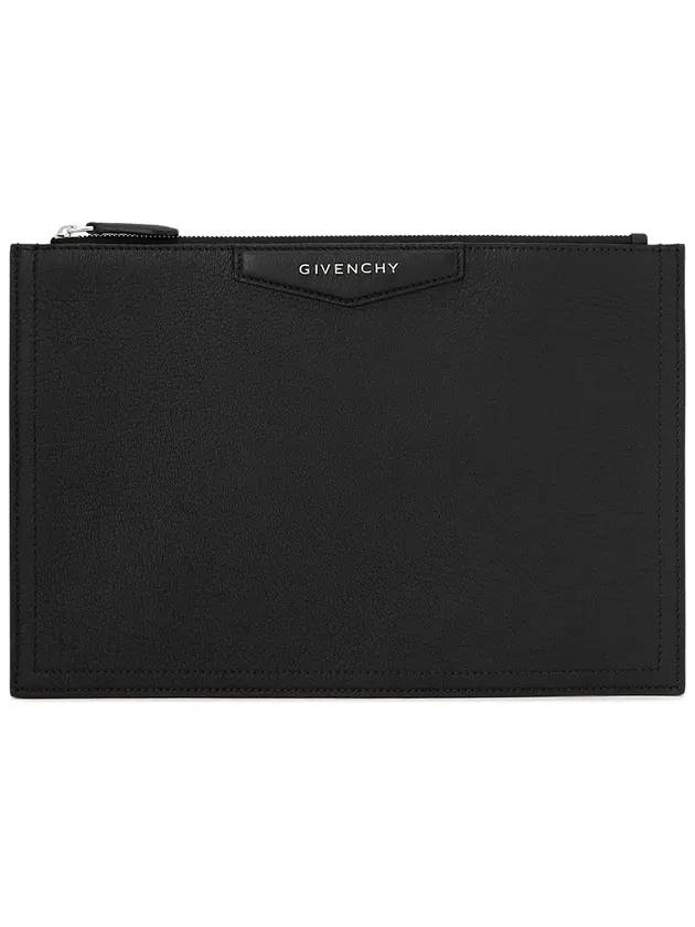 Medium Antigona Clutch Bag Black - GIVENCHY - BALAAN.