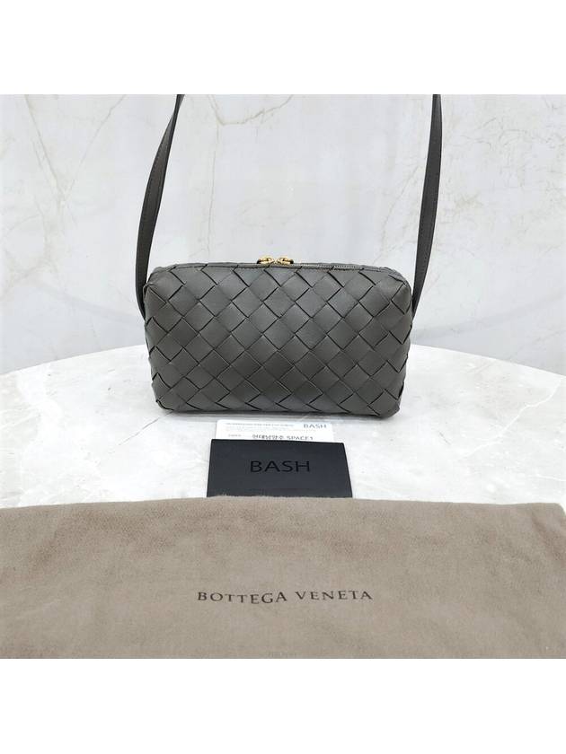 Lux You Intrecciato mini leather cross bag - BOTTEGA VENETA - BALAAN 6